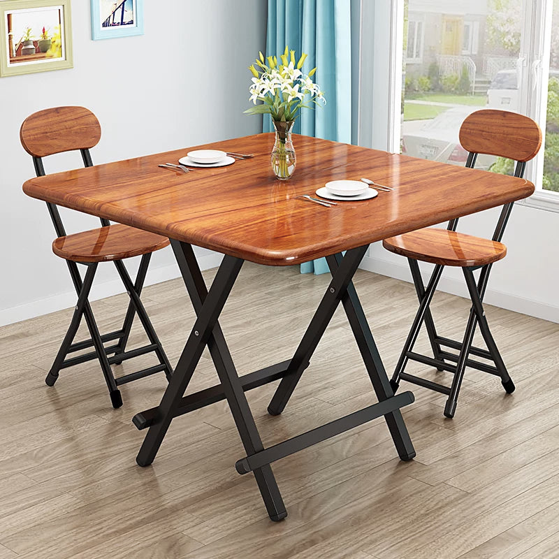 Foldable Dining Table Portable Outdoor Booth Table for Small Apartments