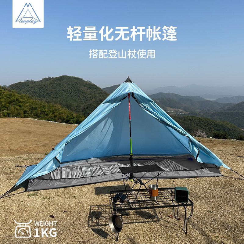 Lightweight Waterproof Hiking Tent for Outdoor Camping and Mountaineering