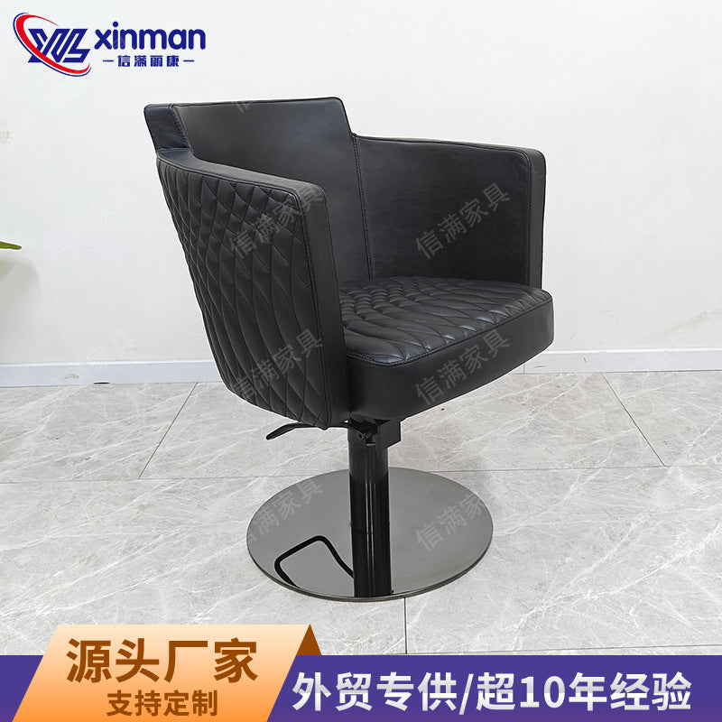 PU Leather Swivel Hydraulic Barber Chair for Salon Hair Styling