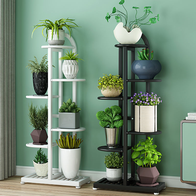 Foldable Multi-Tier Plant Stand for Indoor and Balcony Use
