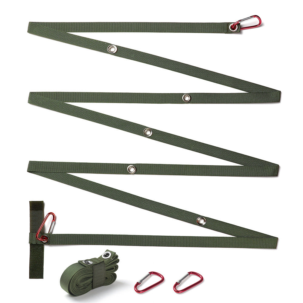 Multifunctional Outdoor Tent Tarp Extension Rope Clothesline Windproof Camping Accessory