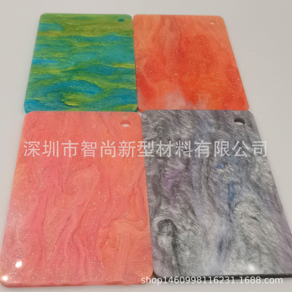 Glitter Acrylic Sheet for DIY Crafts, Displays, and Decorations