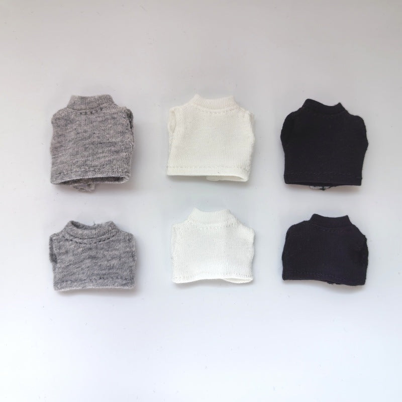 OB11 BJD Doll Clothes Sleeveless Undershirt Vest for YMY, A Si 2.0/3.0, Korean Loli Dolls