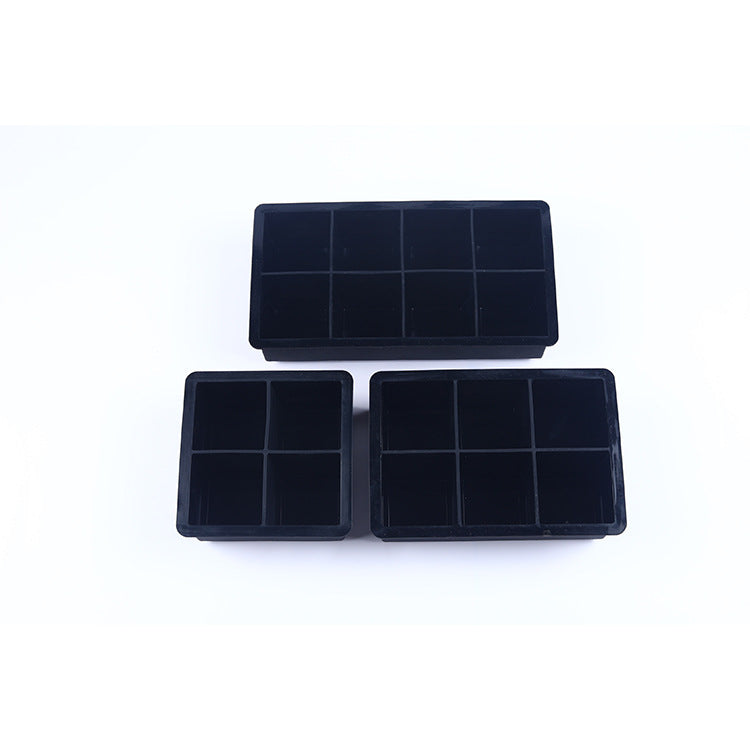 Honeycomb Silicone Ice Cube Tray with Lid for Large Square and Round Ice Balls