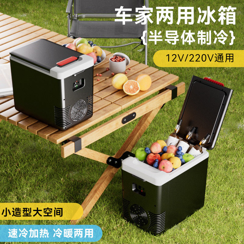 Portable Car Armrest Mini Fridge Cooler and Warmer for Home and Outdoor Use