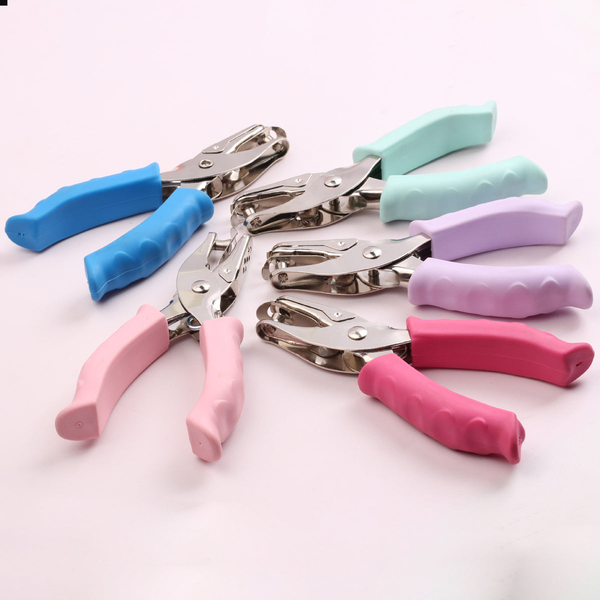 Handheld Single Hole Puncher for Paper Crafting and Binding, 6mm/3mm Hole Diameter
