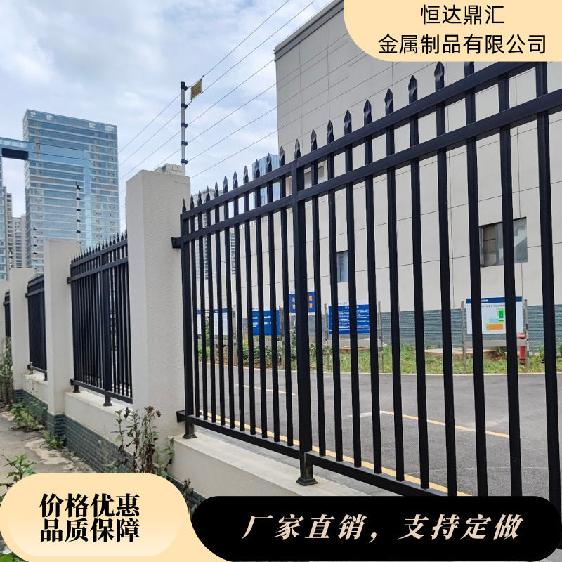 Zinc Steel Garden Fence Panel for Villas and Residential Areas, Rust-Proof and Corrosion-Resistant