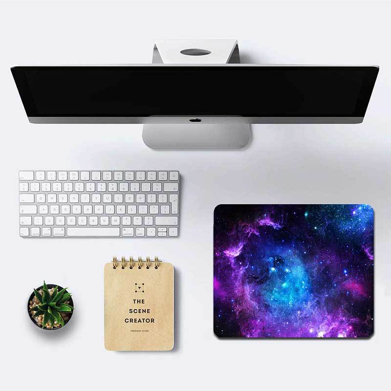 Tempered Glass Gaming Mouse Pad, Smooth Integrated Design, Explosion-Proof