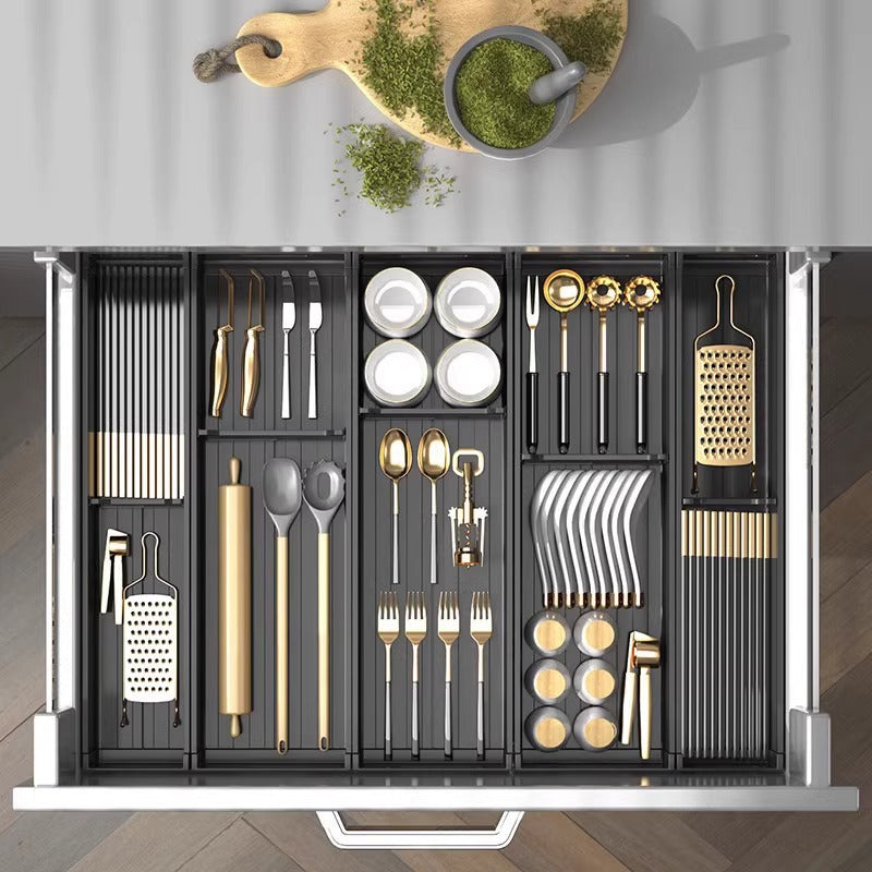 Household Built-in Drawer Organizer for Cutlery, Chopsticks, and Kitchen Utensils - Kitchen Drawer Divider Storage Box