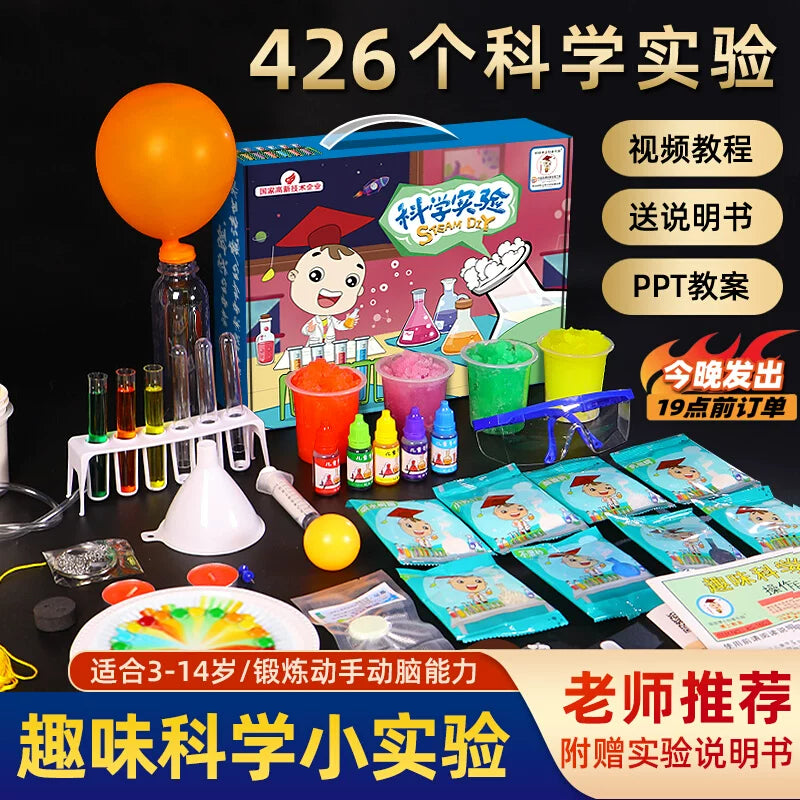 Kids' Science Experiment Kit for Elementary Students - Physics & Chemistry STEM Projects