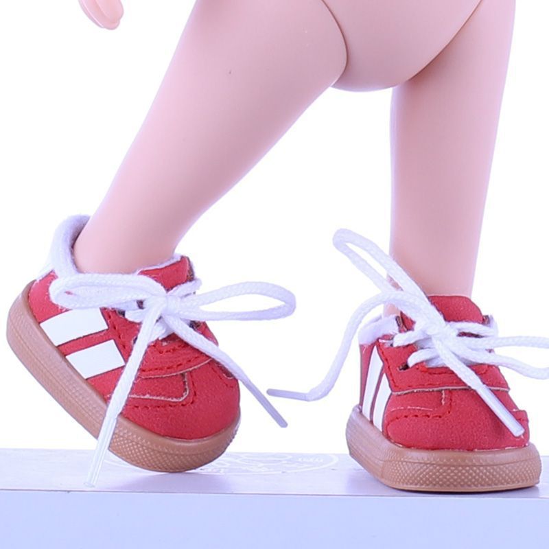24cm Potato Doll Shoes - Leather, Canvas, Board, and German Trainer Styles