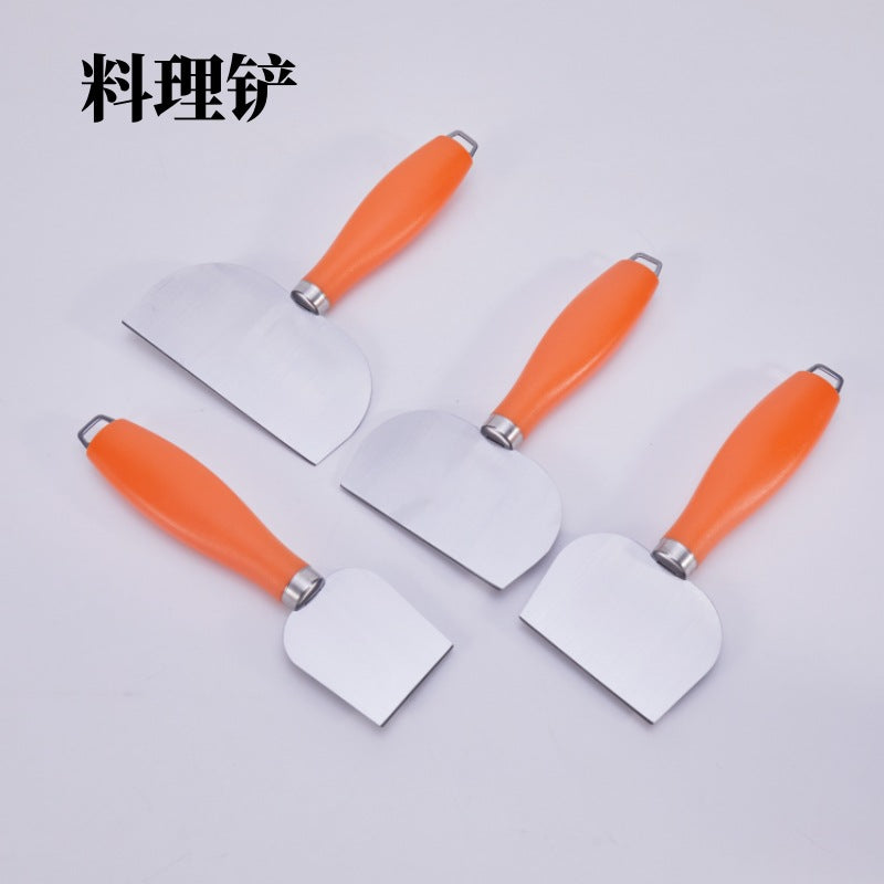 5-Piece Stainless Steel Griddle Spatula Set for BBQ and Teppanyaki
