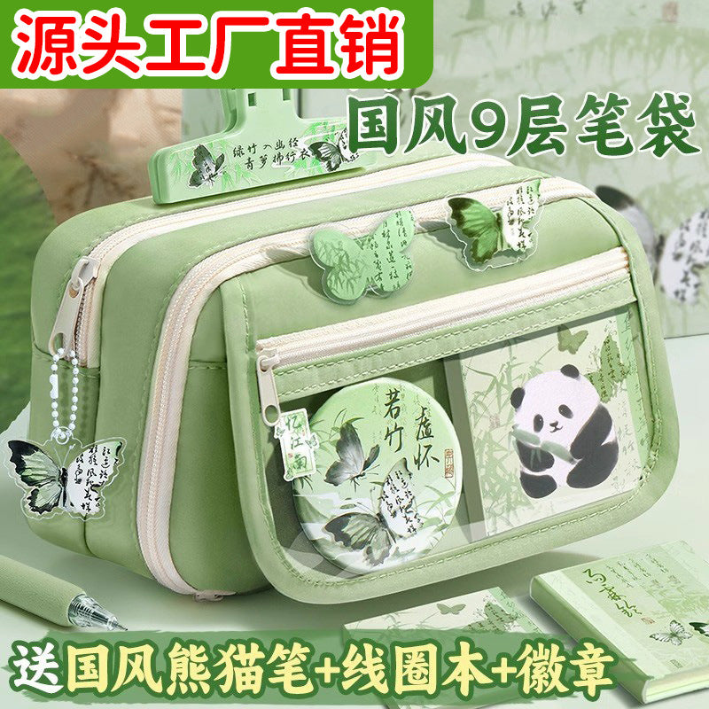 Chinese Style Stationery Gift Set for Students, High-Value Retro Design