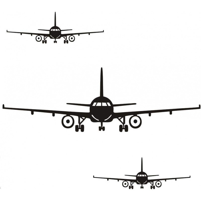 Airplane Metal Wall Art for Kids' Room Decor