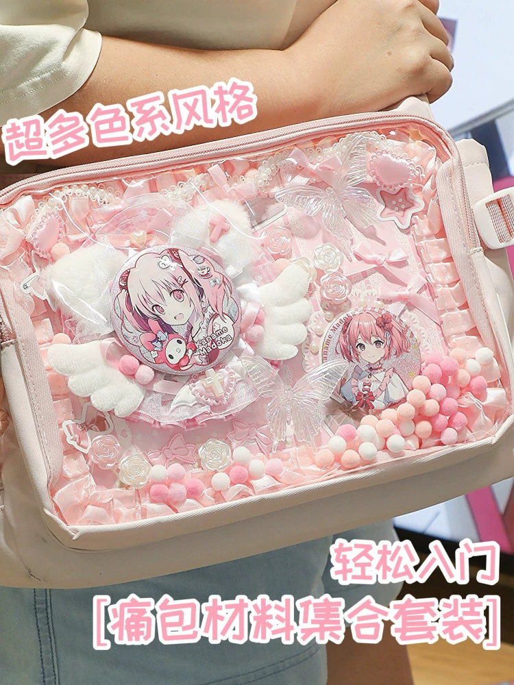 DIY Lace Bowknot Material Pack for Ita Bag Decoration