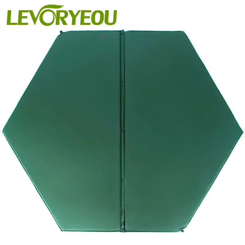Outdoor Hexagonal Self-Inflating Camping Sleeping Pad 5cm Thick