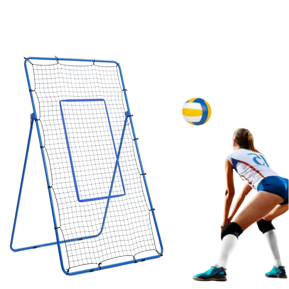 Adjustable 7*4FT Soccer Rebounder Net for Training and Practice
