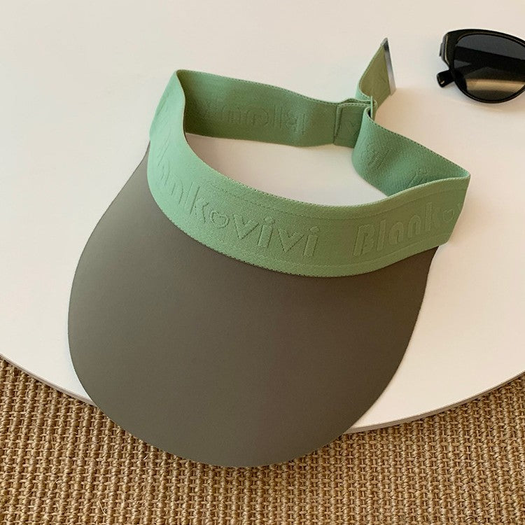 Unisex UV Protection Sun Visor Hat with Extended Brim for Outdoor Sports