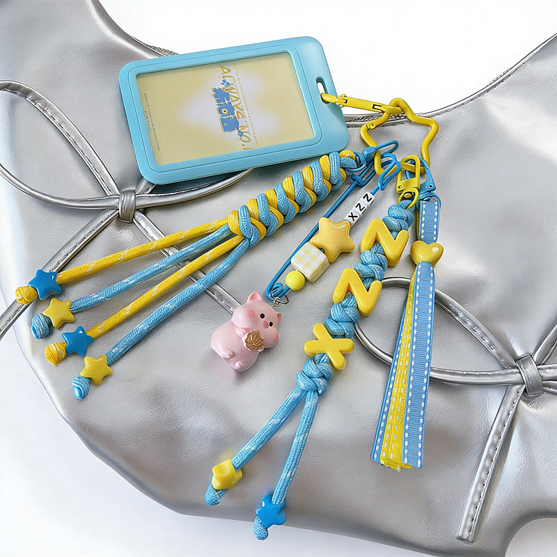 Zhu Zhixin Fan Support Keychain Bag Charm with Photos