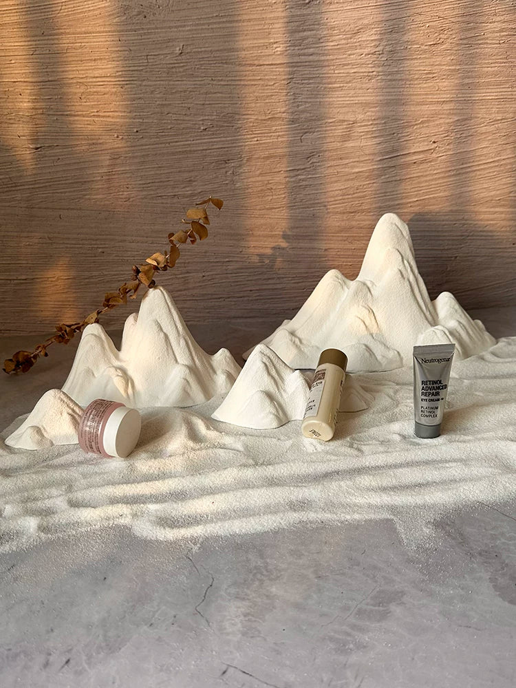 Chinese Zen Mountain Micro Landscape Ornament for Photography Props and Decor