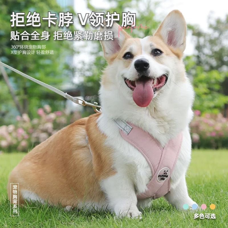New Pet Leash Vest Harness Reflective Dog Leash Pet Supplies Wholesale