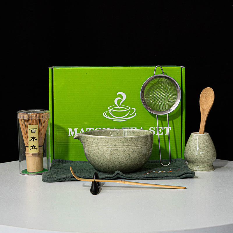 Bamboo Matcha Whisk Set Japanese Style Tea Ceremony Accessory