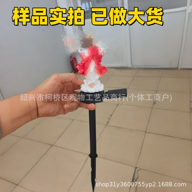 Creative Portable Garden Statue Light for Outdoor Decor