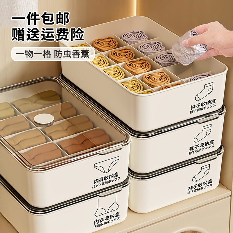 Underwear Drawer Organizer Set with Dividers for Closets and Dressers