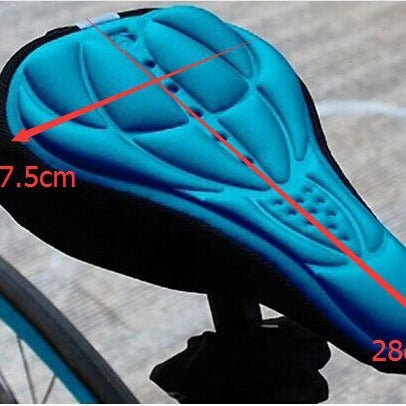 3D Mountain Bike Seat Cover Thickened Silicone Sponge Cushion