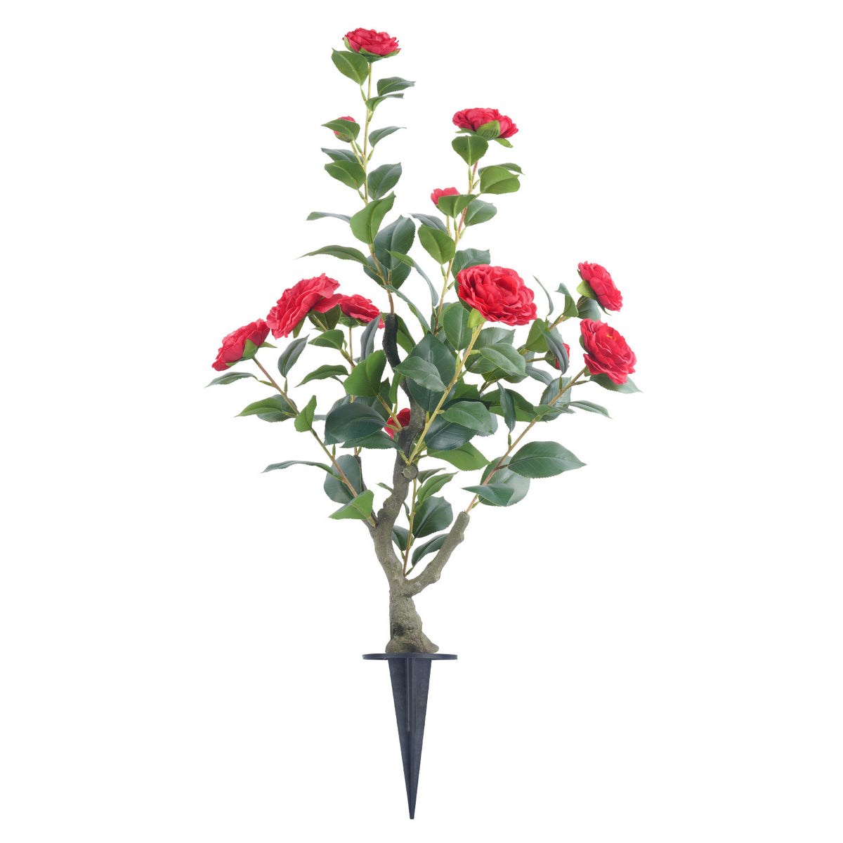 Artificial Eucalyptus Camellia Flower Bouquet for Living Room Balcony Home Decor - Export Quality