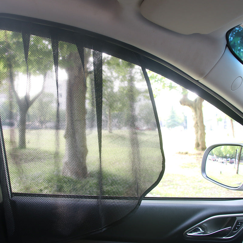 Magnetic Car Window Sun Shade Mesh for Side Windows - UV Protection & Heat Insulation