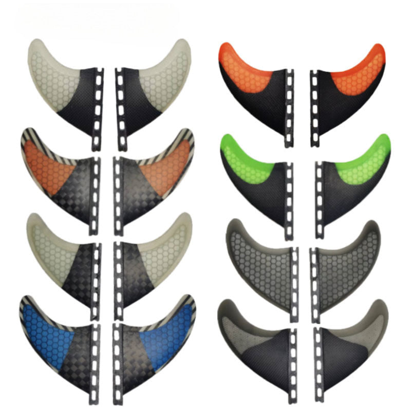 Surfboard Twin Fin Set Carbon Fiber Wakeboard Rudder