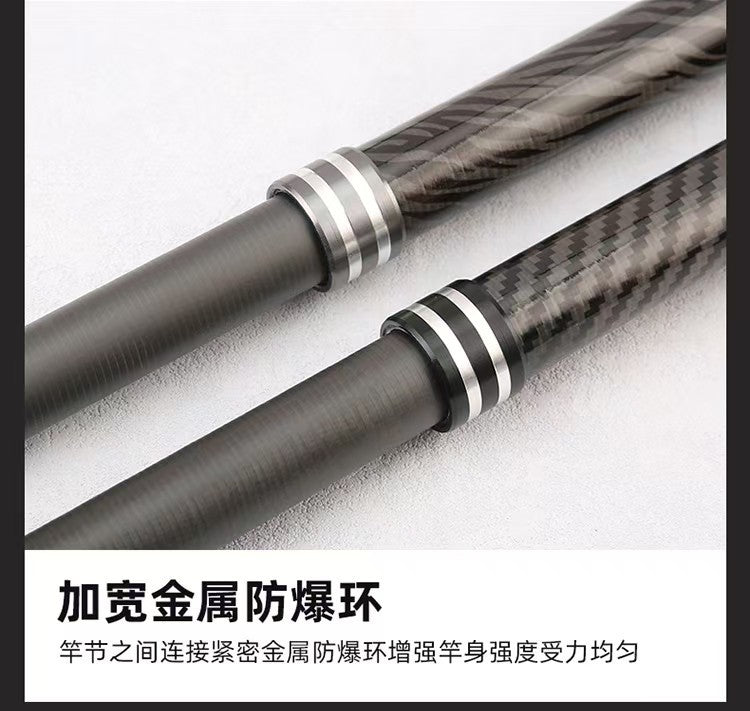 High-Strength Carbon Fiber Telescopic Sea Fishing Rod for Long-Distance Casting