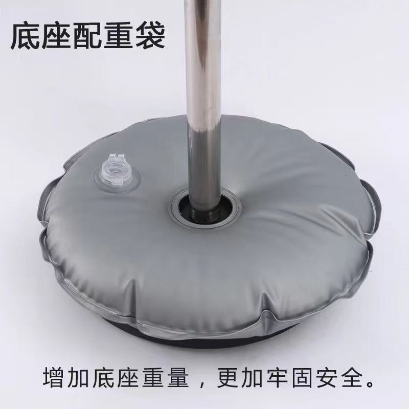 PVC Water-Filled Weight Bag for Outdoor Umbrella Base and Flagpoles, Windproof Stability