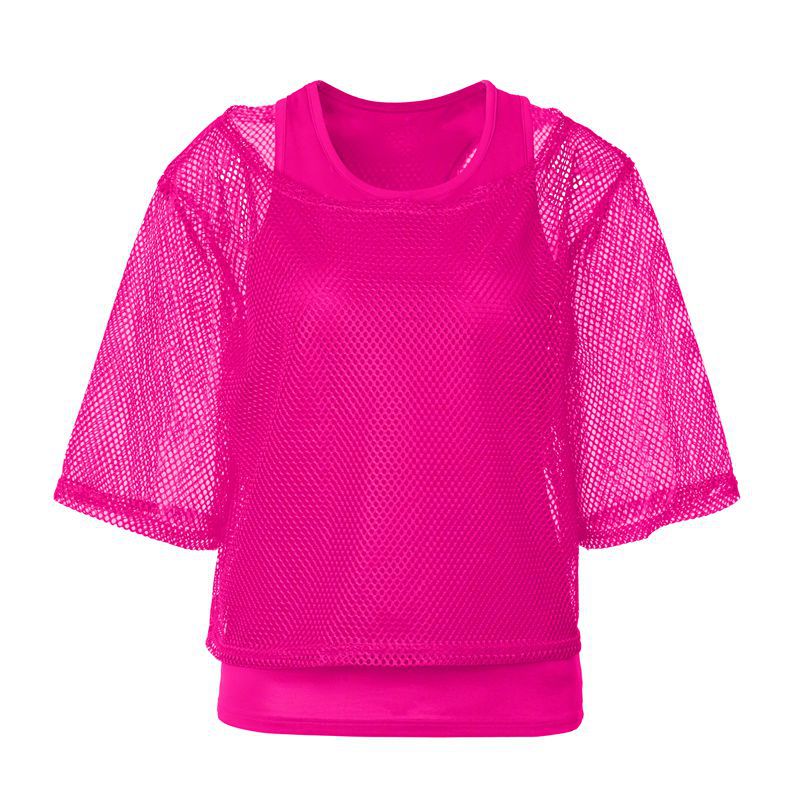 1980s Fishnet Tank Top Set for Party Wear