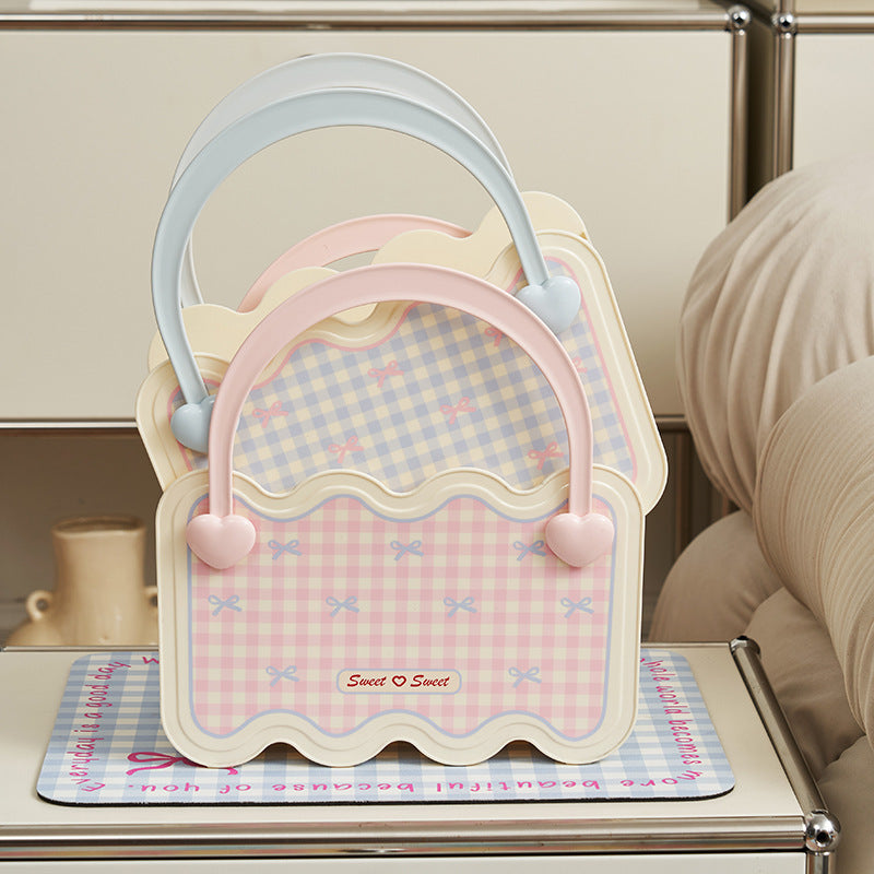 Sweetheart Girl Portable Drainable Shower Caddy Basket for Bathroom and Shopping