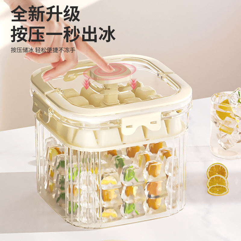 Luxury Thickened Transparent Ice Bucket with Handle for Home, Commercial, Outdoor Dining, and Beverage Chilling