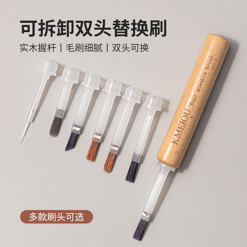 Nail Art Gel Polish Brush Set for Fine Lines and Application