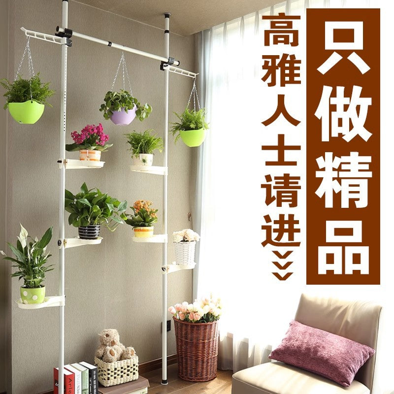 Multi-Tier Wrought Iron Plant Stand for Indoor Living Room Balcony