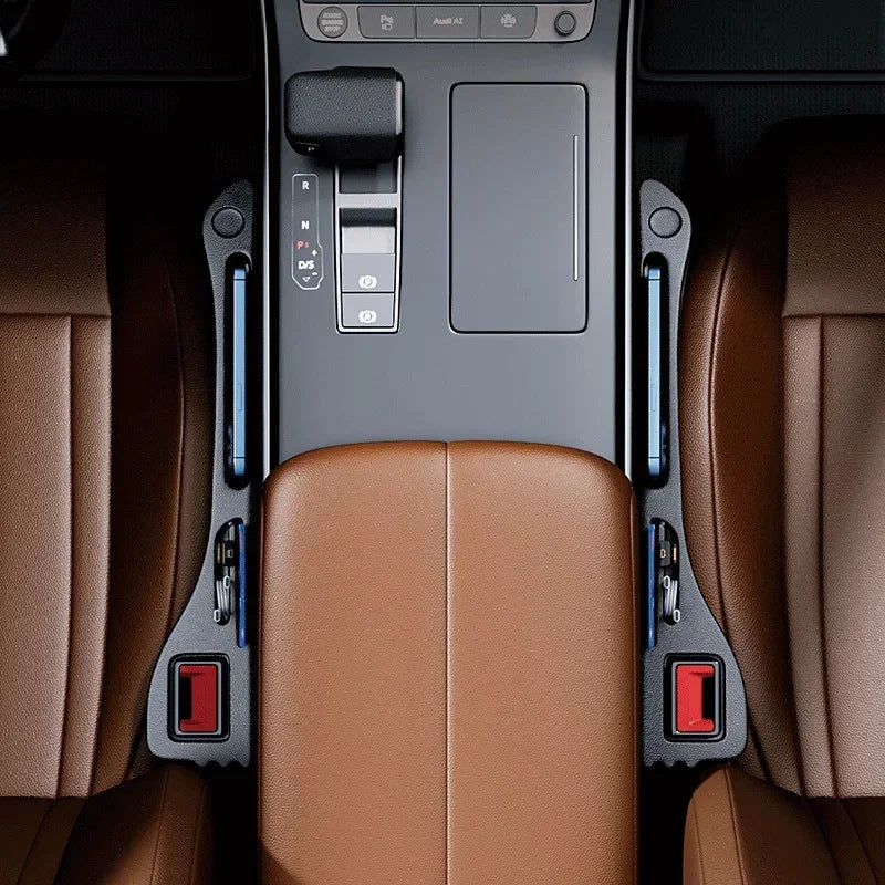 Car Seat Gap Filler Pad, PU Foam Leak-Proof Strip, Prevents Items from Falling, Universal Fit