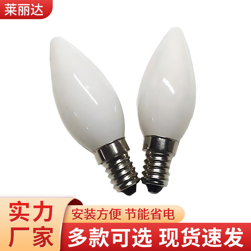 E14/E12 LED Colored Candle Light Bulb for Decorative and Night Lighting