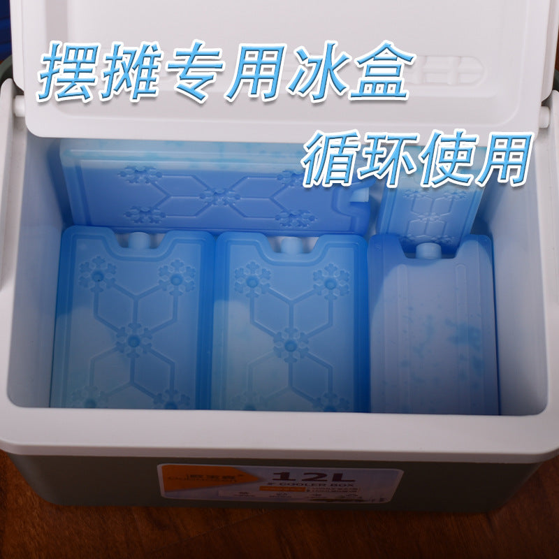 Reusable Ice Pack Box for Food Preservation and Cooling, Commercial Grade Ice Board for Outdoor Camping and Refrigeration
