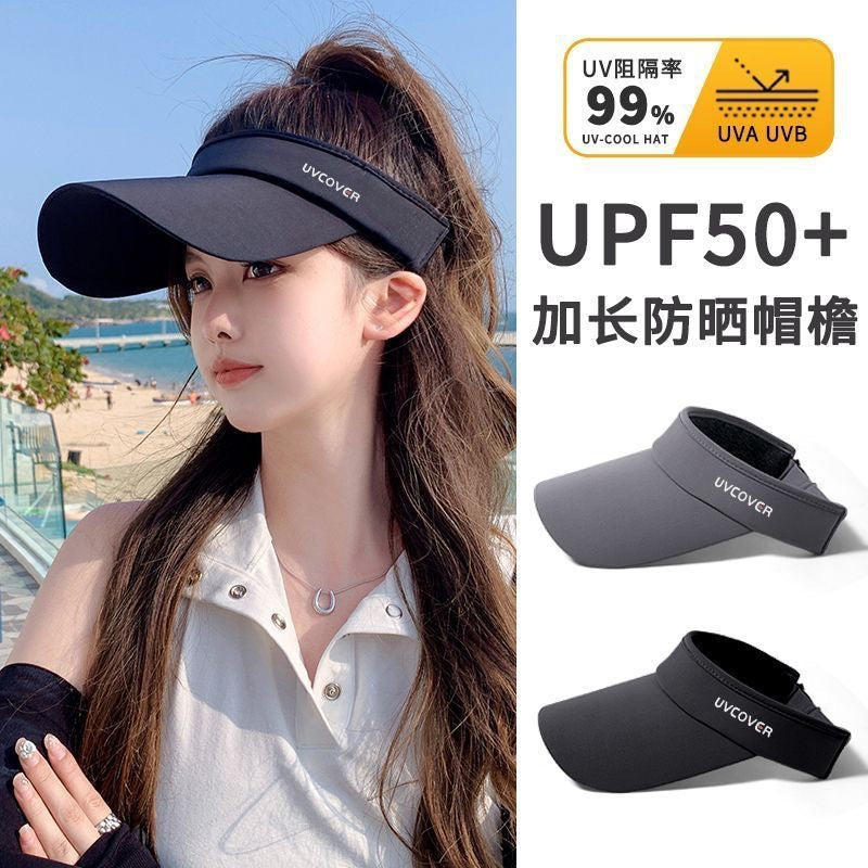 Ice Silk UV Protection Sun Visor for Outdoor Activities