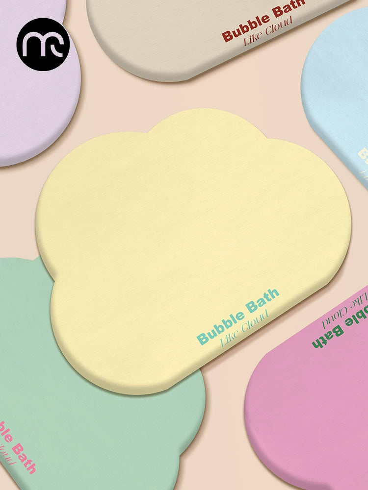 Diatomaceous Earth Bath Mat Quick Dry Absorbent Non-Slip Bathroom Floor Mat