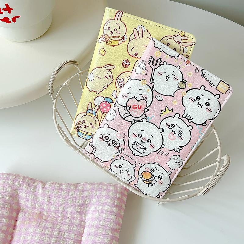 Chiikawa Cartoon Passport Holder Travel Document Organizer for Women