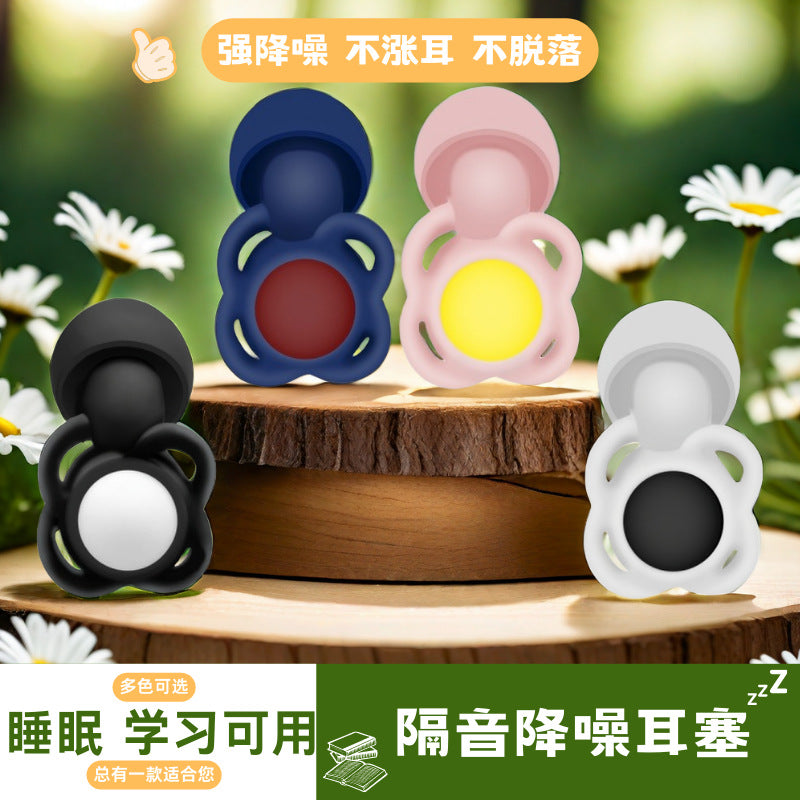 Noise Cancelling Silicone Earplugs for Sleep, Study, and Travel