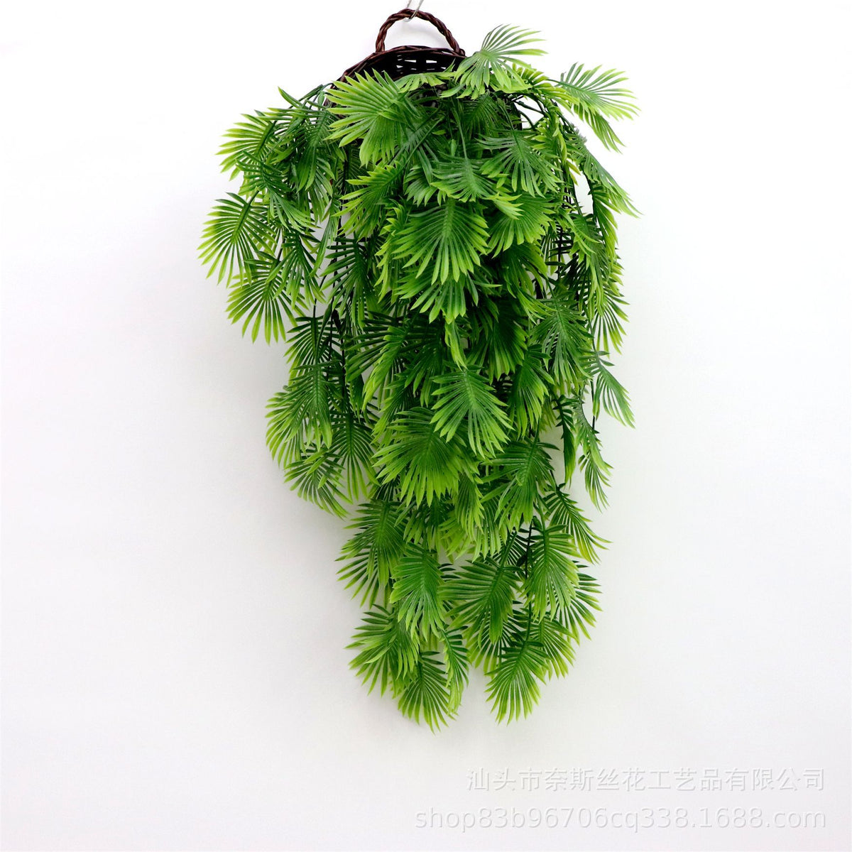 Artificial Fan Palm Leaf Garland for Wall Decor & Wedding