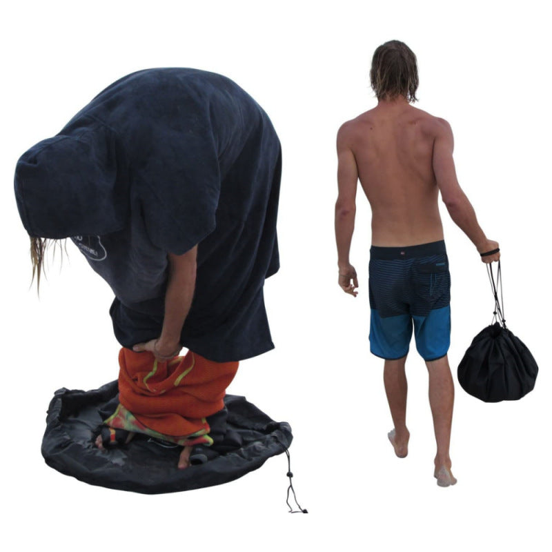 Waterproof Wetsuit Changing Mat & Dry Bag for Beach Surfing Swimming