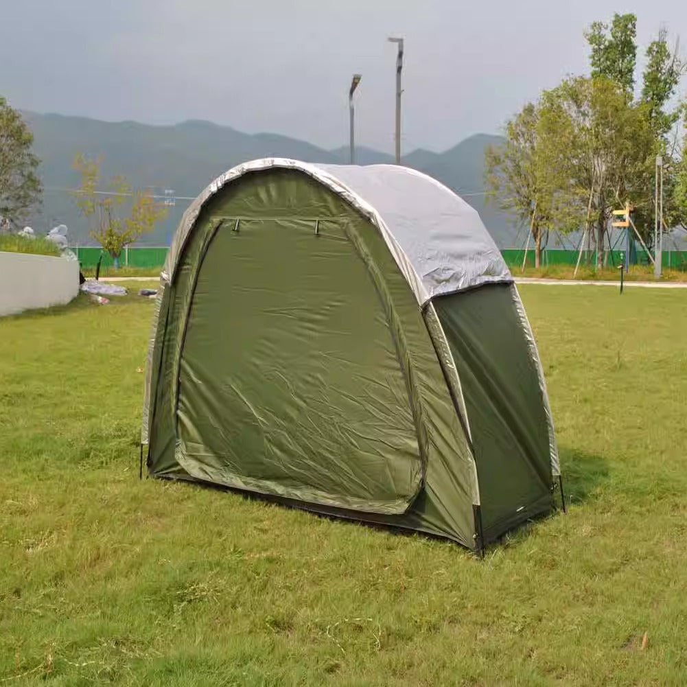 Multifunctional Outdoor Storage Tent for Bicycles and Scooters, Waterproof Sunshade Shelter