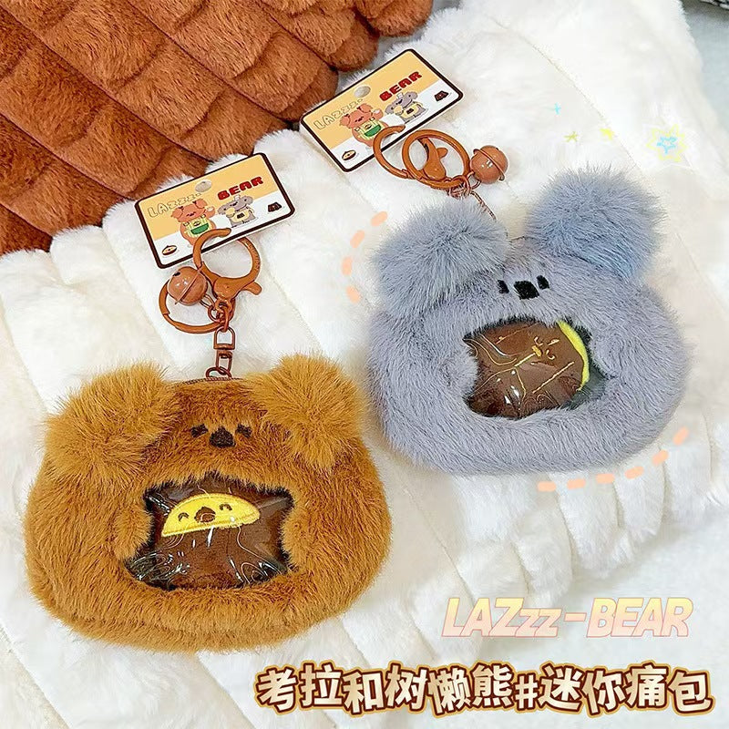 Koala & Sloth Plush Keychain Mini Ita Bag Charm
